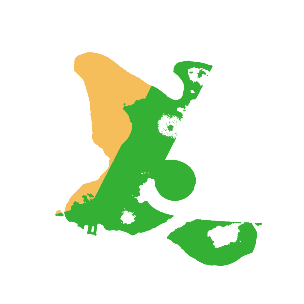 Biome Rust Map: Procedural Map, Size: 2000, Seed: 377956141