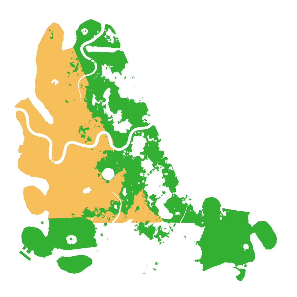 Biome Rust Map: Procedural Map, Size: 4500, Seed: 969315184