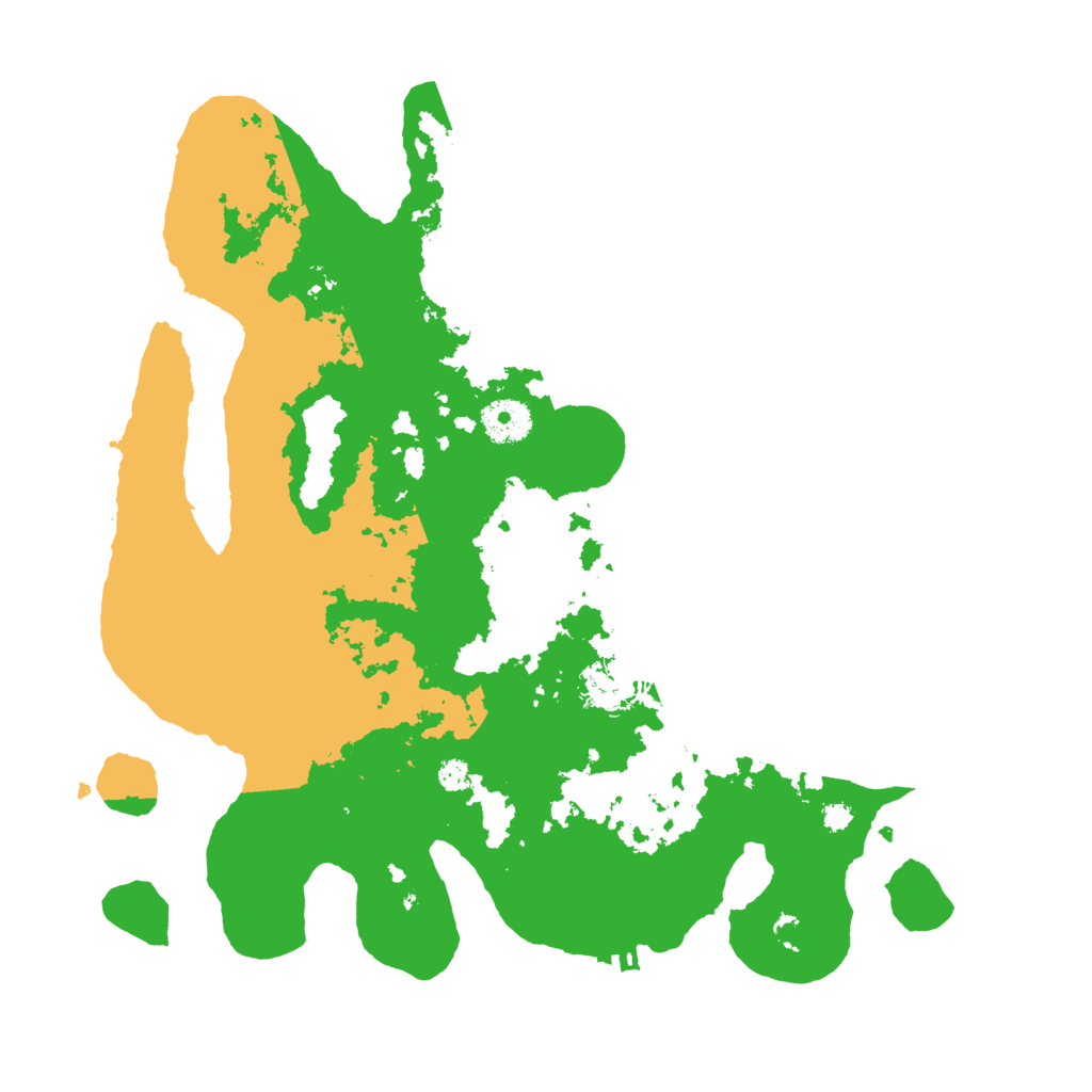 Biome Rust Map: Procedural Map, Size: 3500, Seed: 518300204