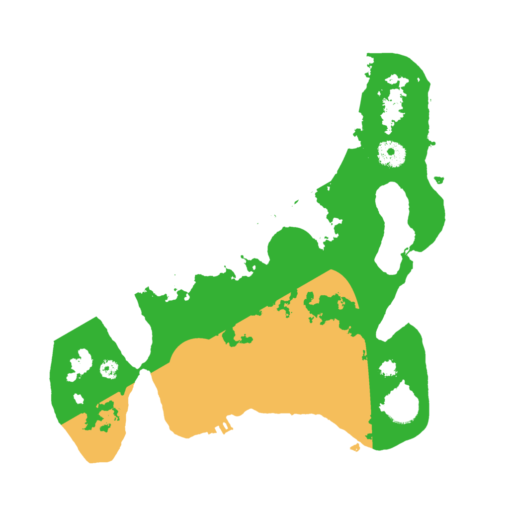 Biome Rust Map: Procedural Map, Size: 2800, Seed: 51423687
