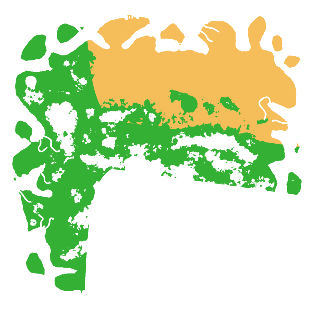 Biome Rust Map: Procedural Map, Size: 5000, Seed: 122223233