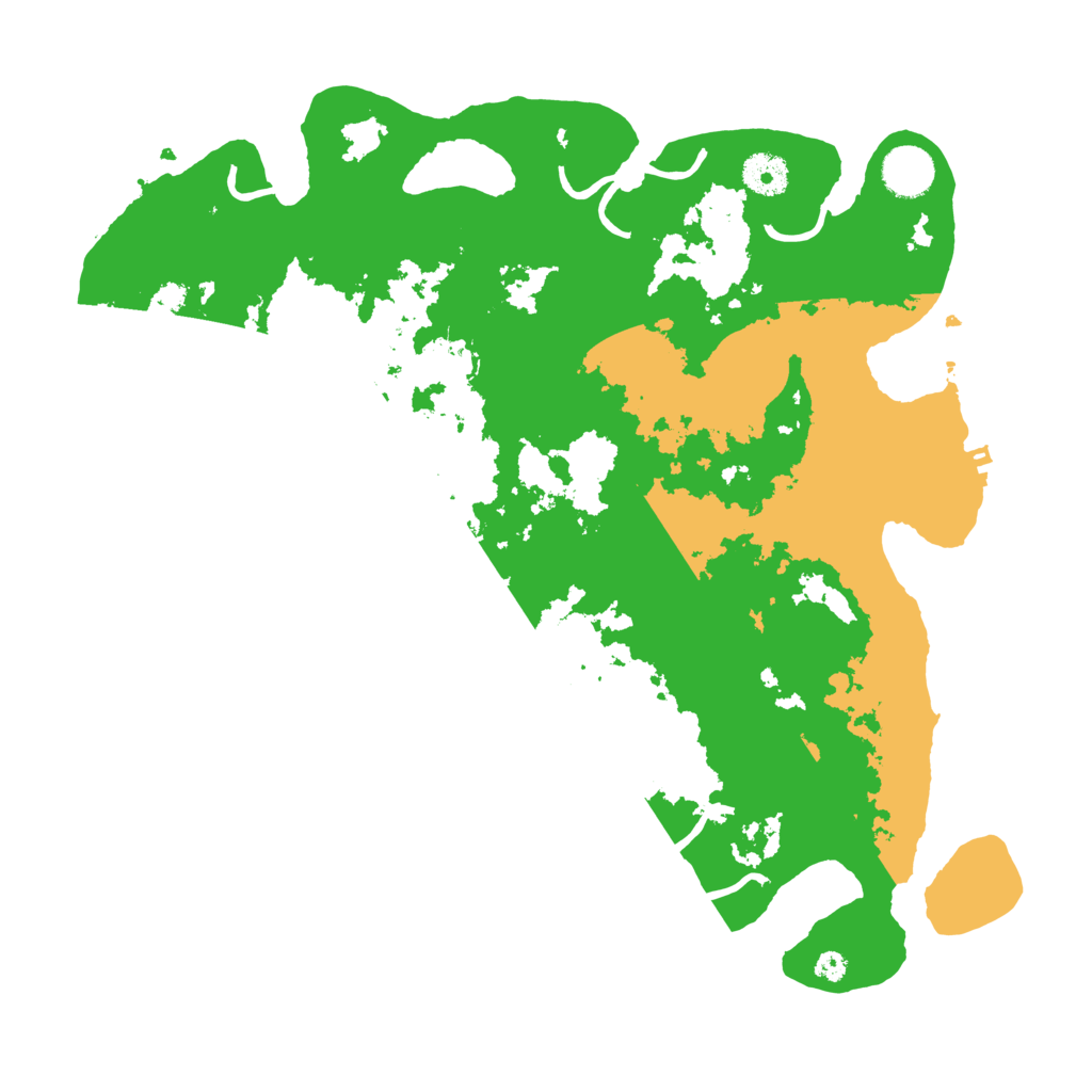 Biome Rust Map: Procedural Map, Size: 3700, Seed: 623553761