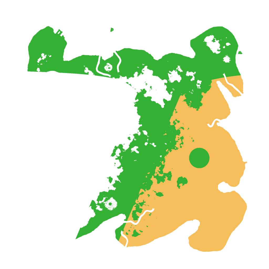 Biome Rust Map: Procedural Map, Size: 3500, Seed: 1636738287