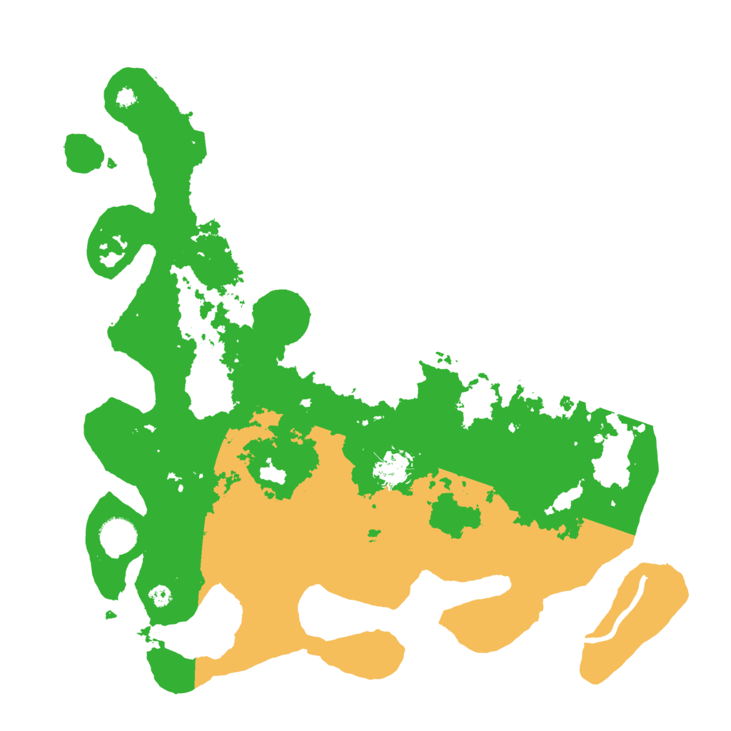 Biome Rust Map: Procedural Map, Size: 3500, Seed: 683757129