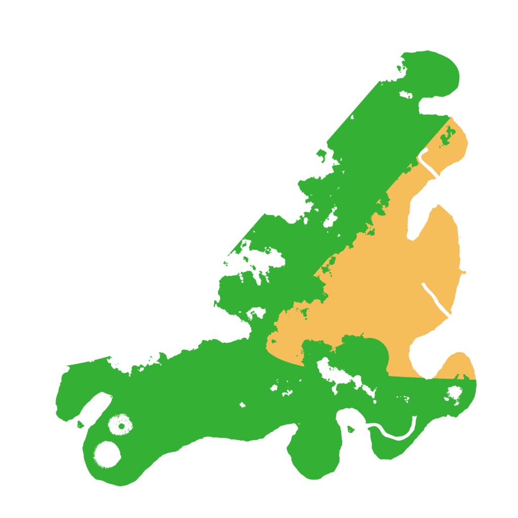 Biome Rust Map: Procedural Map, Size: 3500, Seed: 589005622