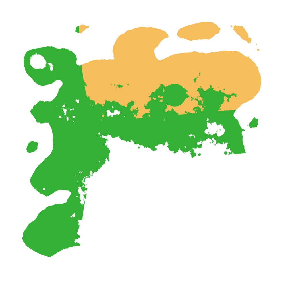 Biome Rust Map: Barren, Size: 3500, Seed: 1319150315