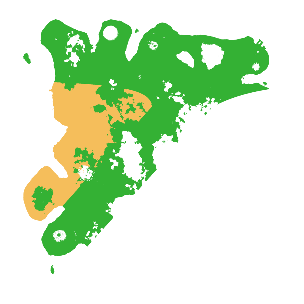 Biome Rust Map: Procedural Map, Size: 3700, Seed: 22541246