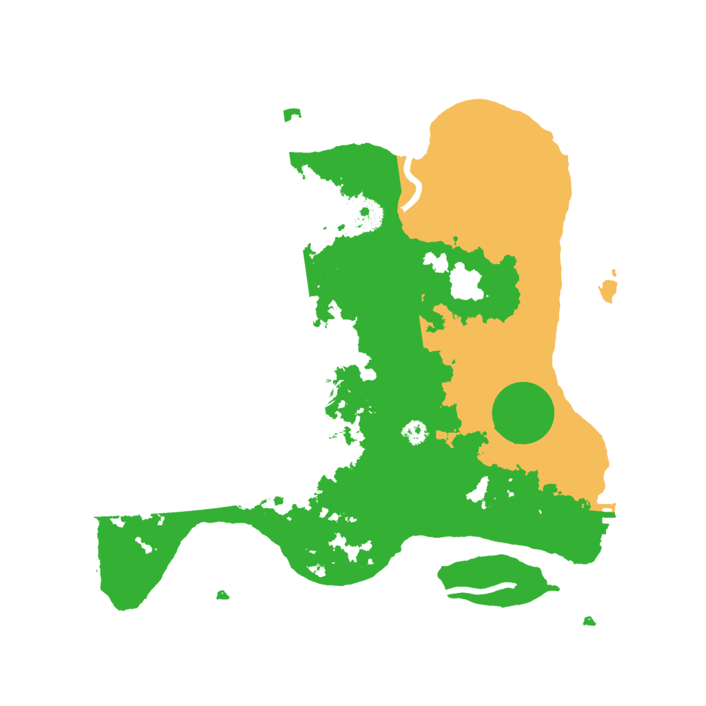Biome Rust Map: Procedural Map, Size: 3000, Seed: 36258