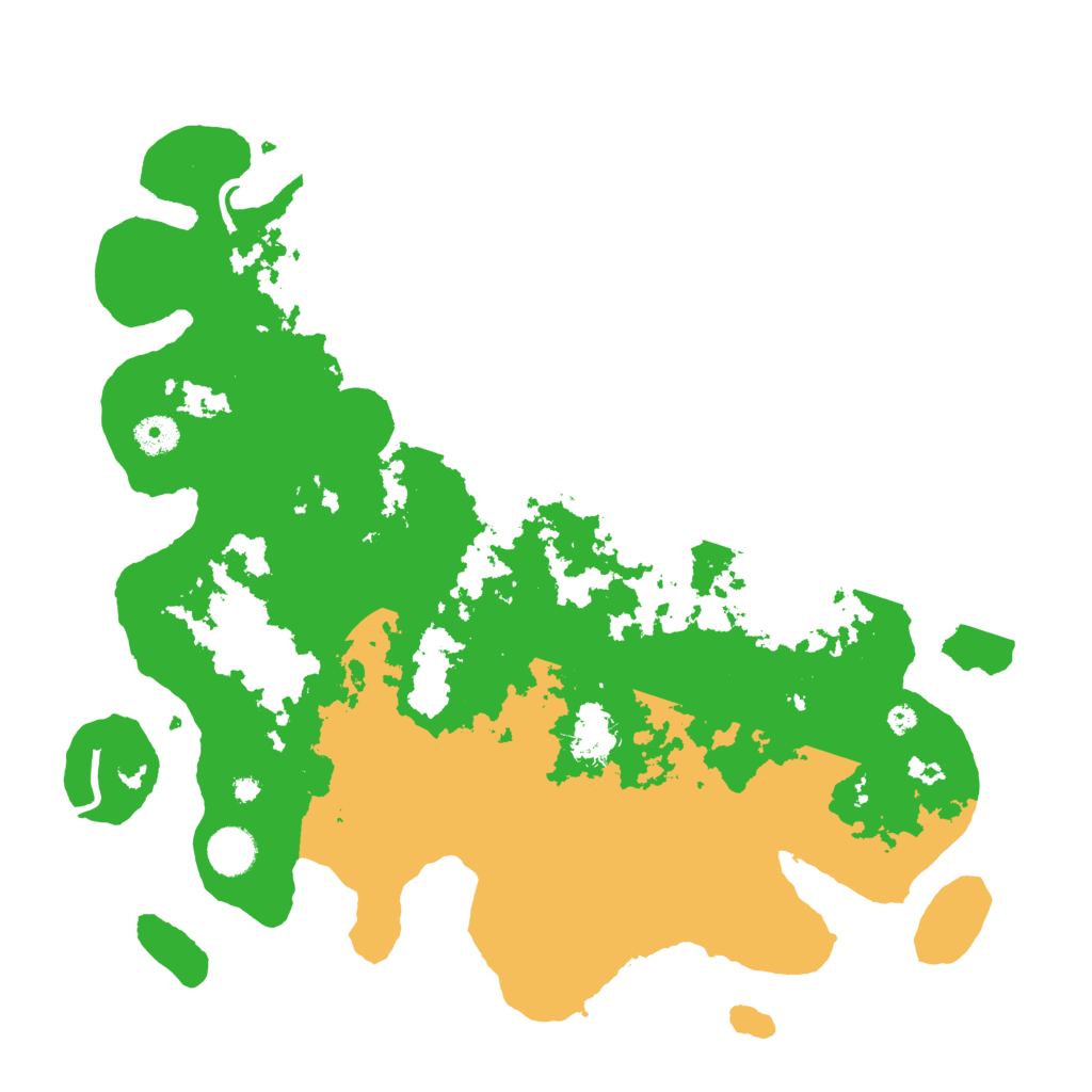 Biome Rust Map: Procedural Map, Size: 3950, Seed: 70072794