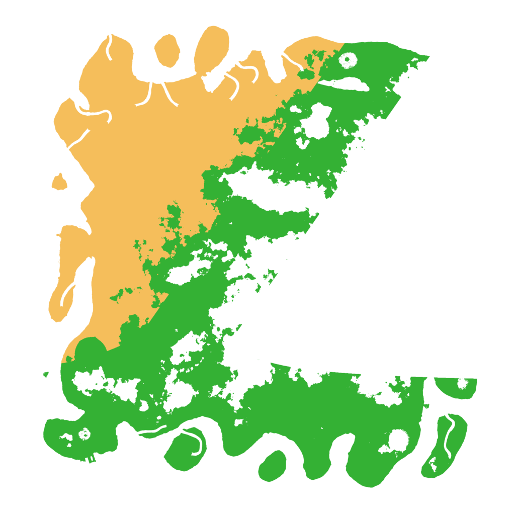 Biome Rust Map: Procedural Map, Size: 4600, Seed: 608435