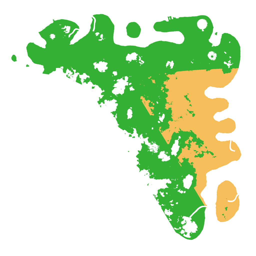 Biome Rust Map: Procedural Map, Size: 4400, Seed: 44496005