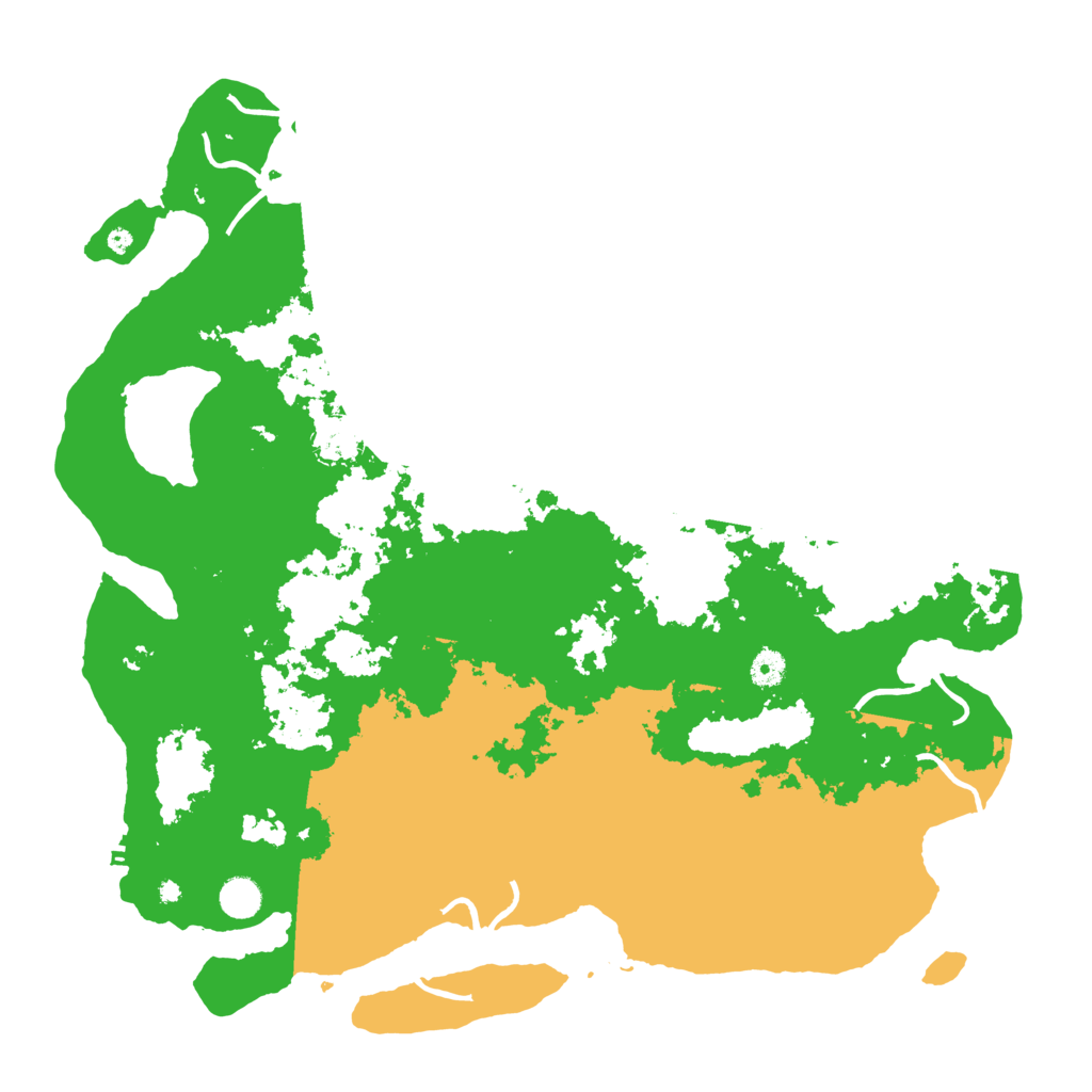 Biome Rust Map: Procedural Map, Size: 4600, Seed: 274680