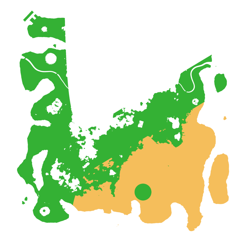 Biome Rust Map: Procedural Map, Size: 3850, Seed: 638151715
