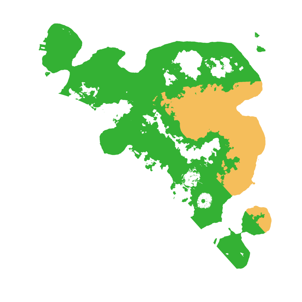 Biome Rust Map: Procedural Map, Size: 3000, Seed: 6666