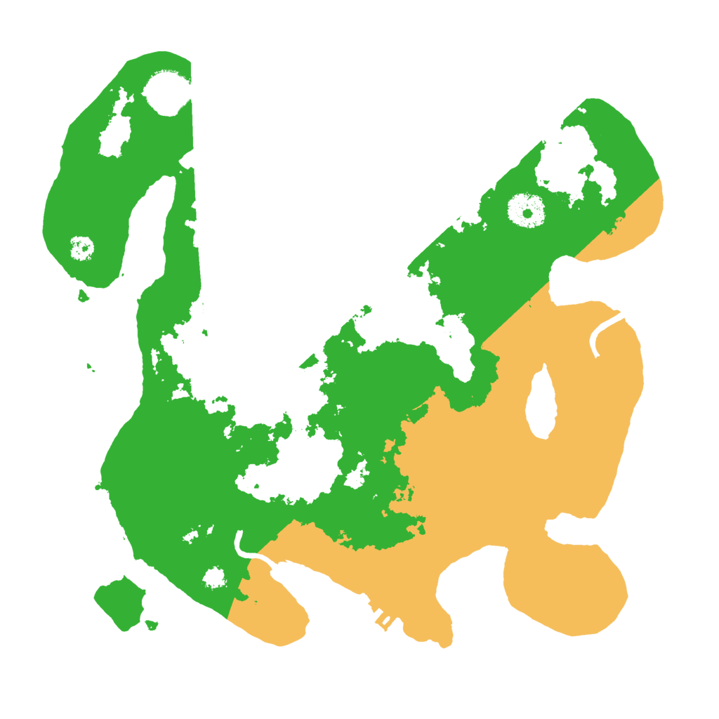 Biome Rust Map: Procedural Map, Size: 3000, Seed: 4286