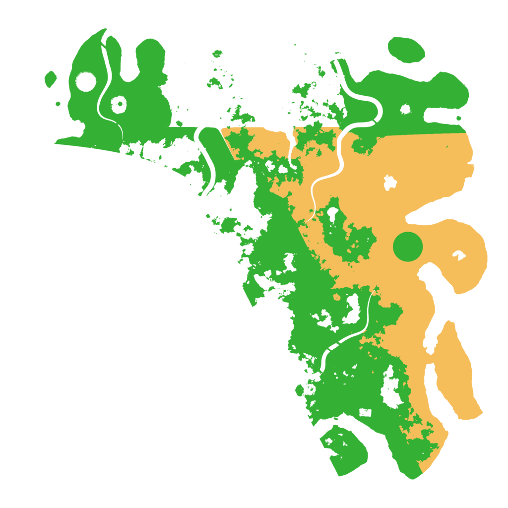 Biome Rust Map: Procedural Map, Size: 4500, Seed: 1004