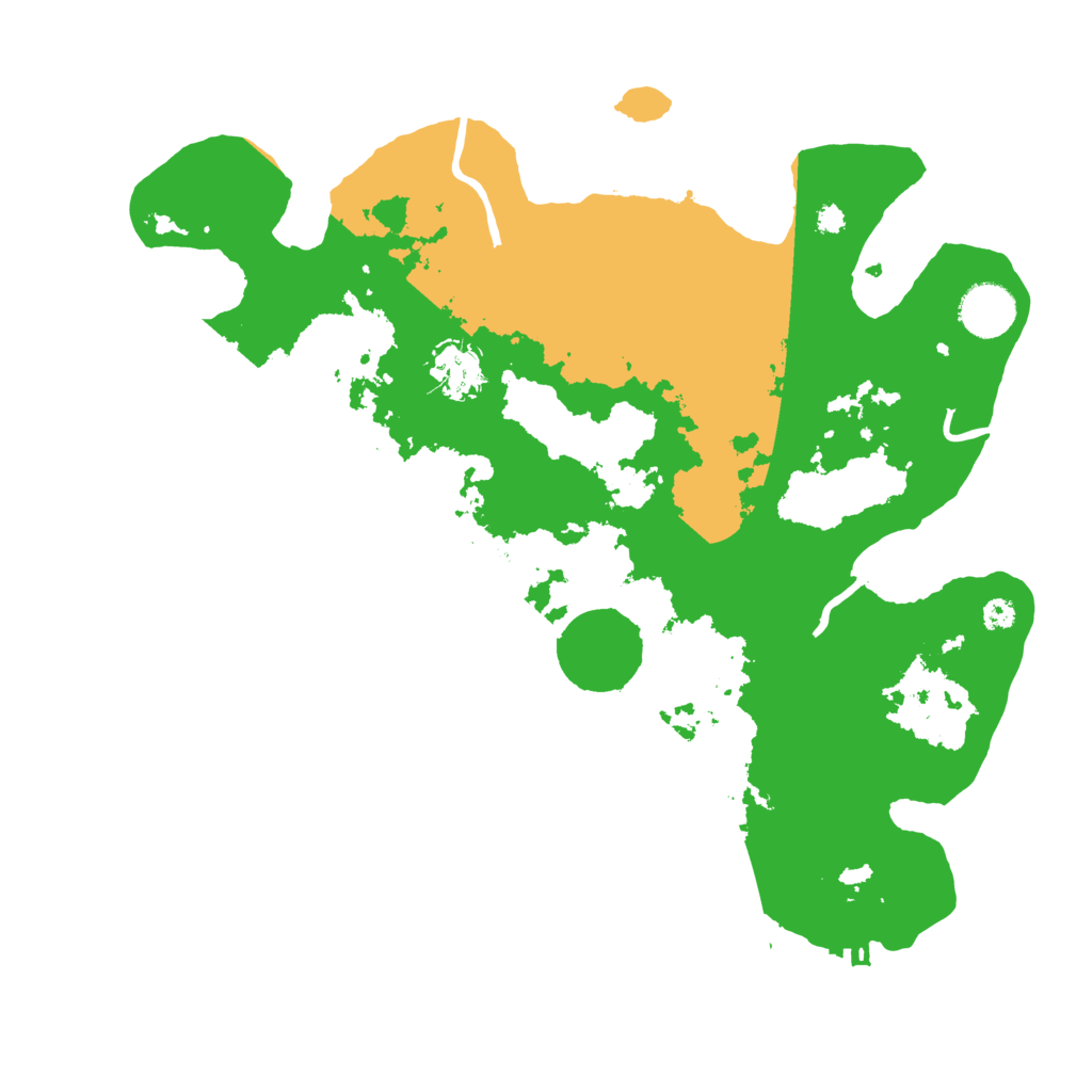 Biome Rust Map: Procedural Map, Size: 3500, Seed: 606235765