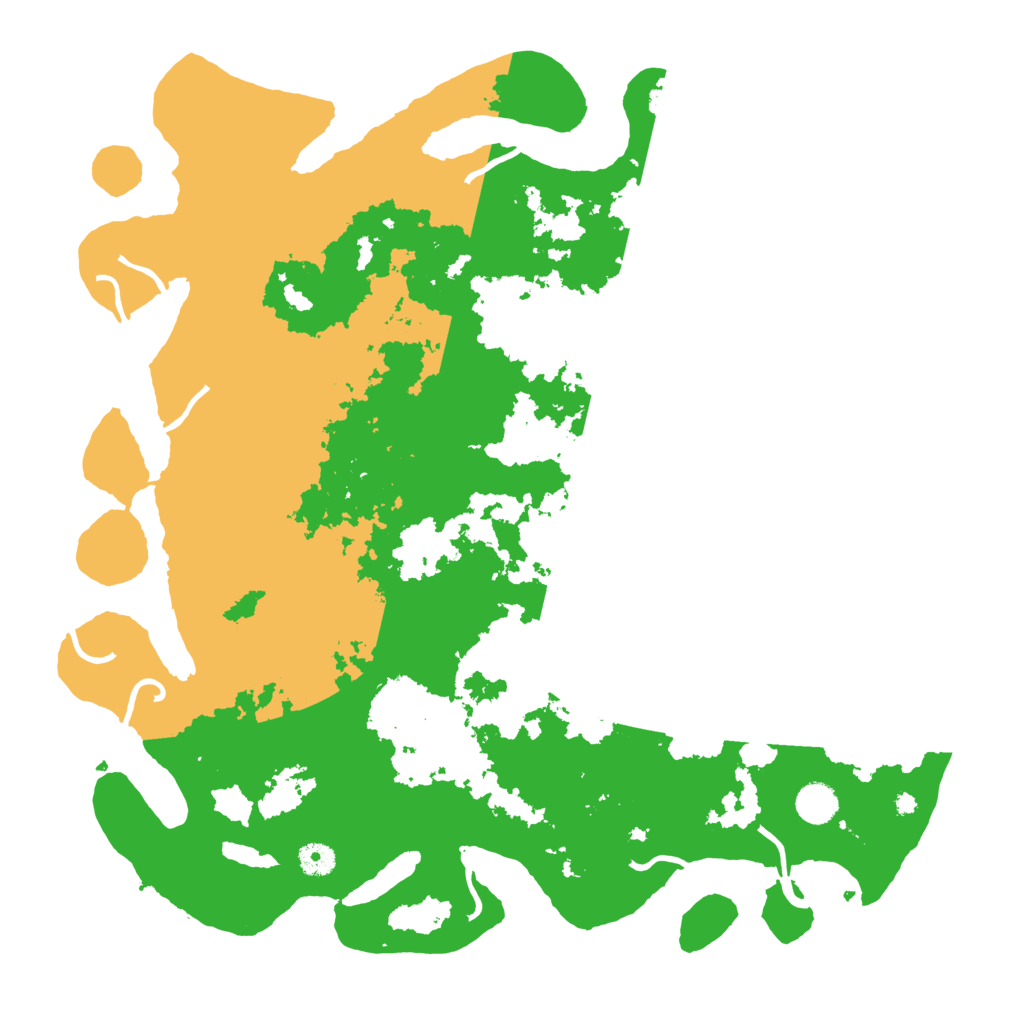 Biome Rust Map: Procedural Map, Size: 4400, Seed: 49225622