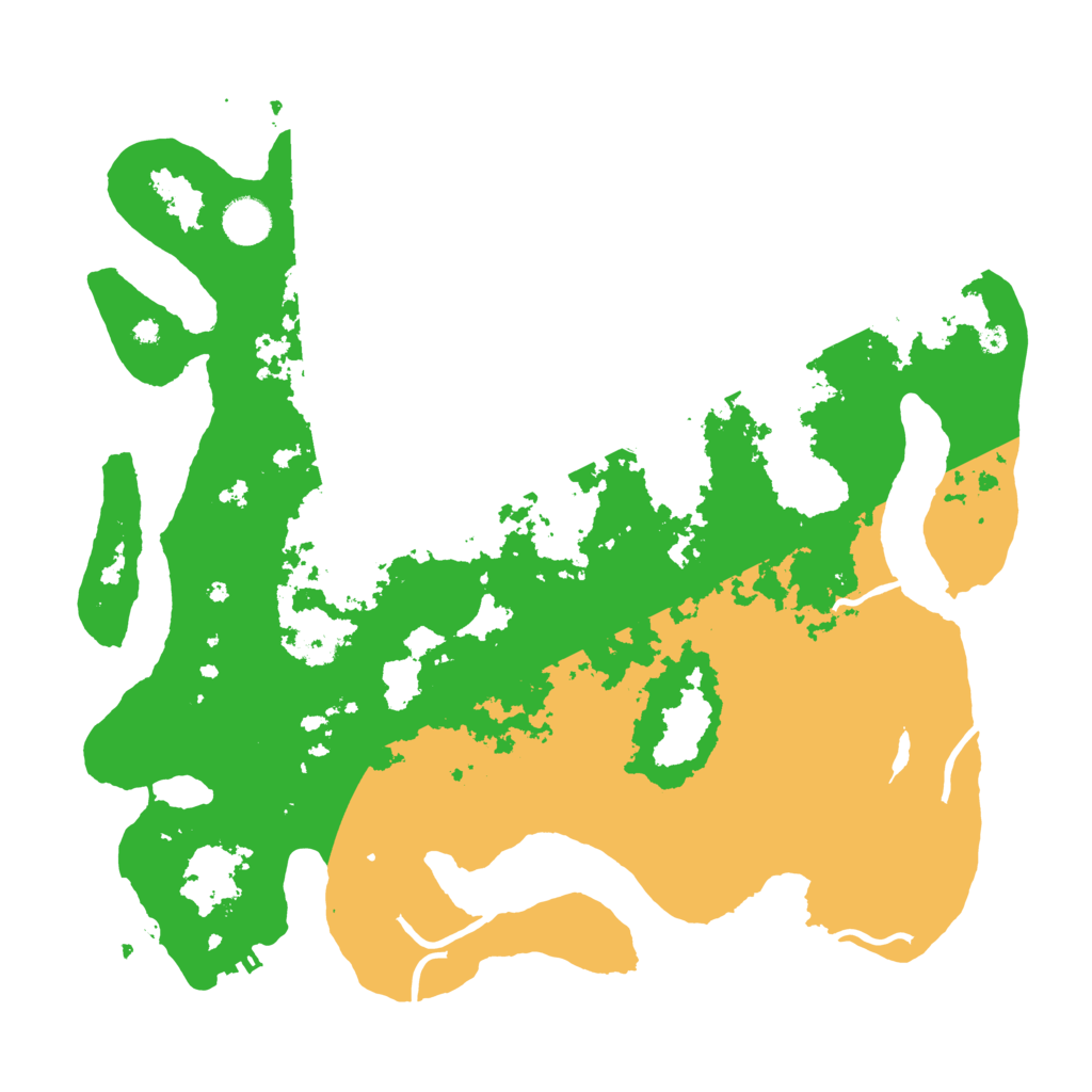 Biome Rust Map: Procedural Map, Size: 4000, Seed: 439570850