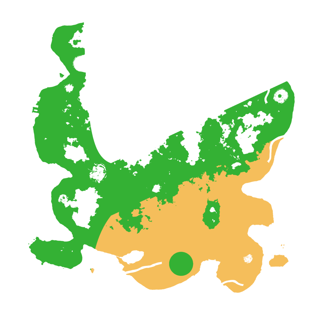Biome Rust Map: Procedural Map, Size: 3500, Seed: 912513083