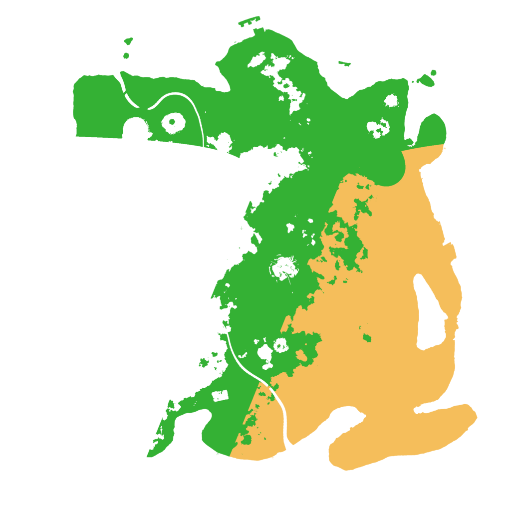 Biome Rust Map: Procedural Map, Size: 3500, Seed: 1272631984
