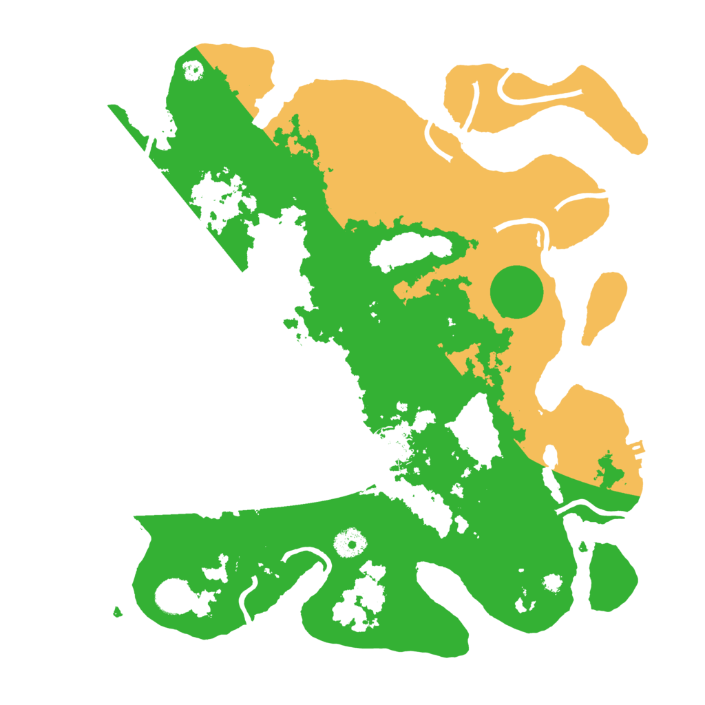 Biome Rust Map: Procedural Map, Size: 3500, Seed: 111142863