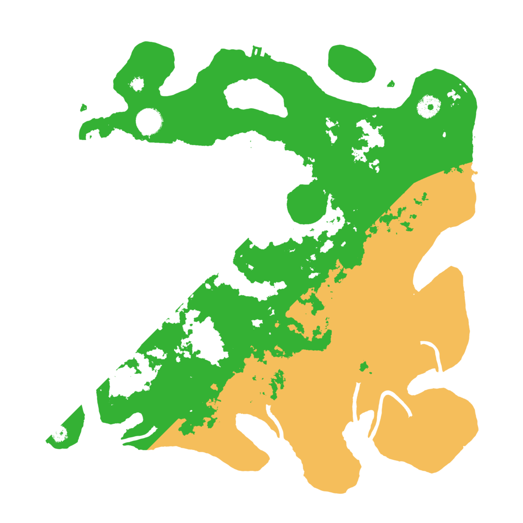 Biome Rust Map: Procedural Map, Size: 3500, Seed: 25377012