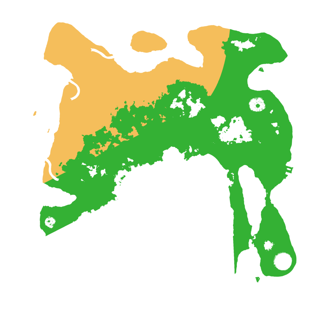 Biome Rust Map: Procedural Map, Size: 3200, Seed: 2876