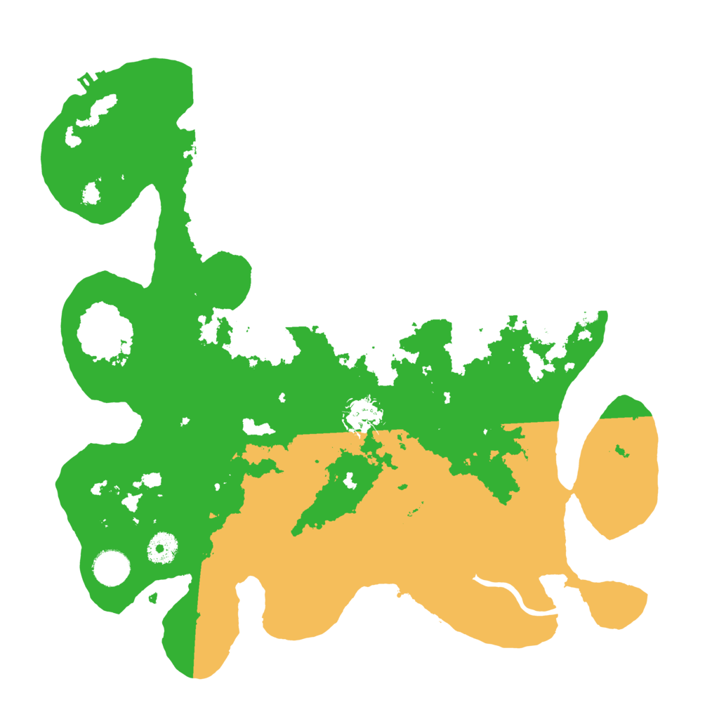 Biome Rust Map: Procedural Map, Size: 3500, Seed: 588382395