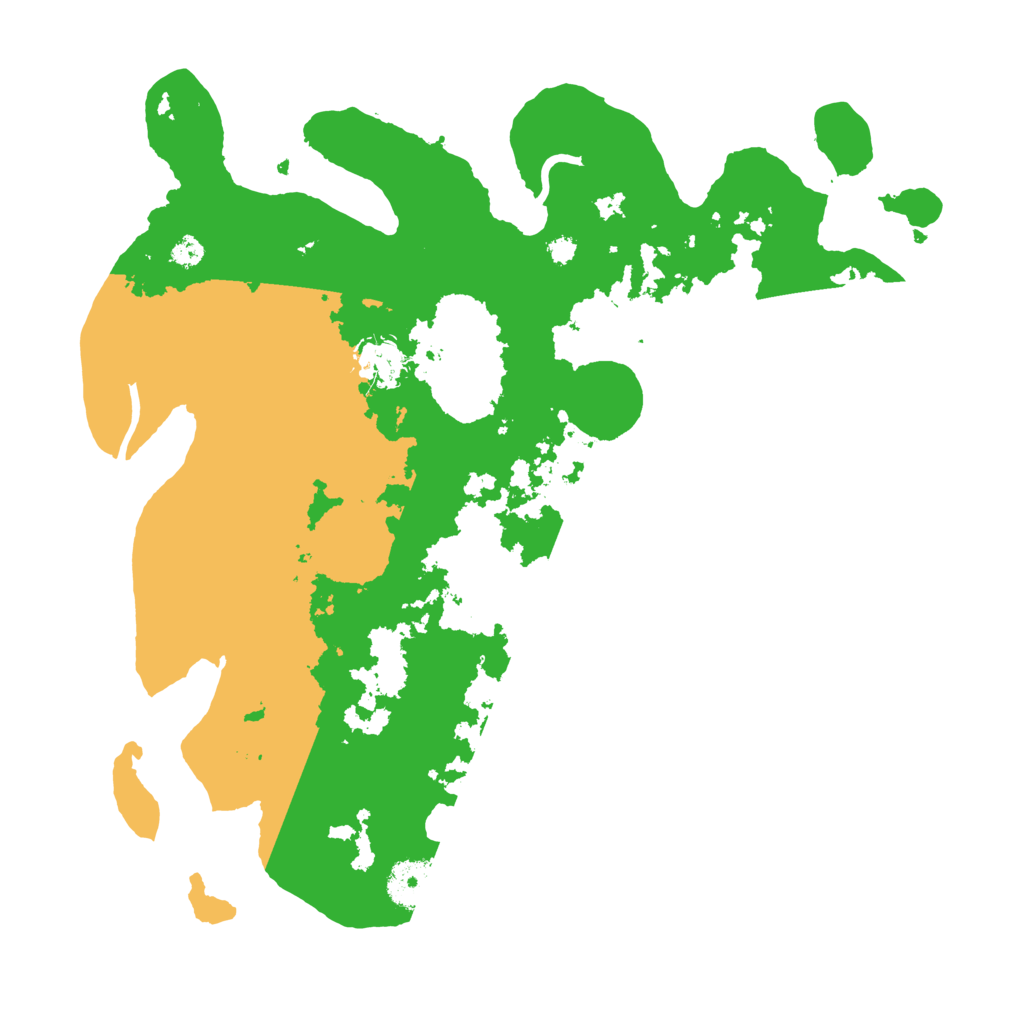 Biome Rust Map: Procedural Map, Size: 3500, Seed: 539211606