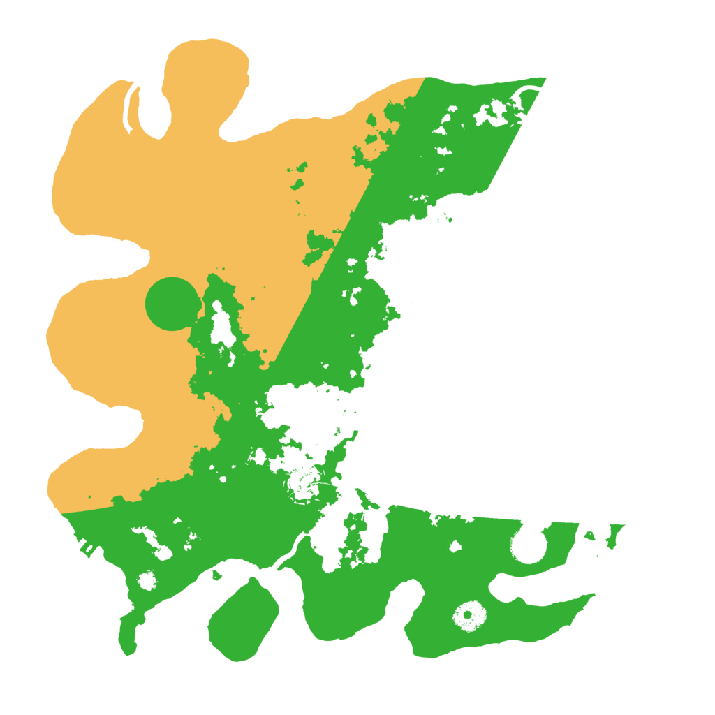 Biome Rust Map: Procedural Map, Size: 3500, Seed: 762536054