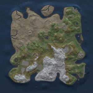 Thumbnail Rust Map: Procedural Map, Size: 3500, Seed: 4514509, 18 Monuments