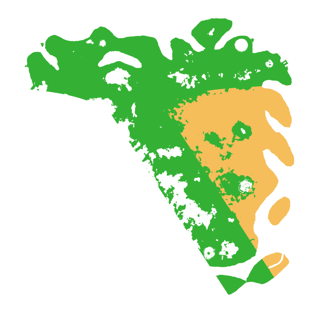 Biome Rust Map: Procedural Map, Size: 4350, Seed: 1870