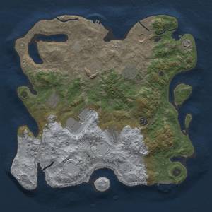 Thumbnail Rust Map: Procedural Map, Size: 3750, Seed: 281943411, 19 Monuments