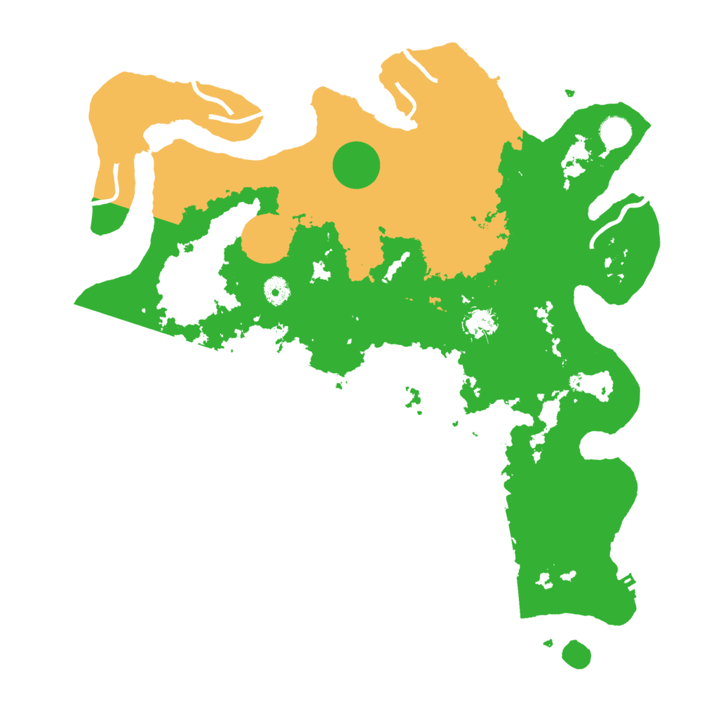 Biome Rust Map: Procedural Map, Size: 4000, Seed: 589741