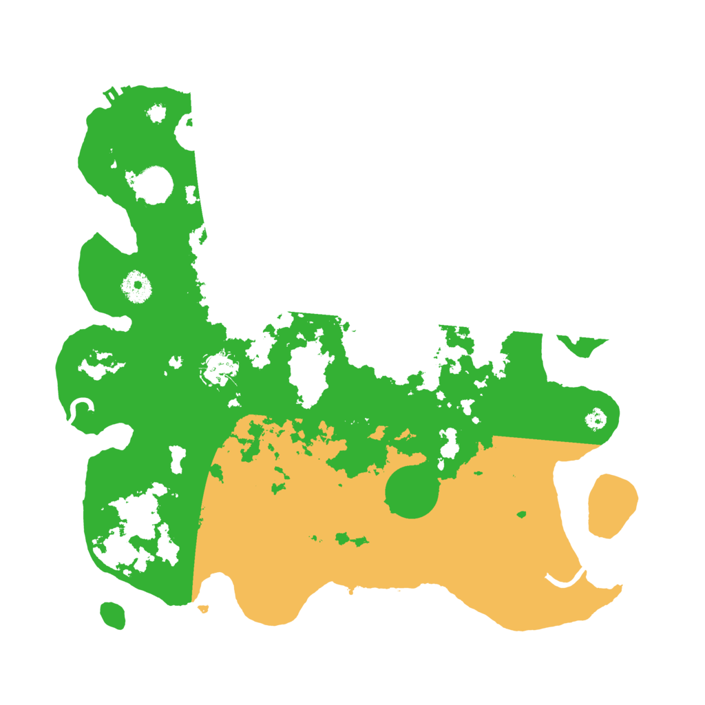Biome Rust Map: Procedural Map, Size: 3500, Seed: 353725884