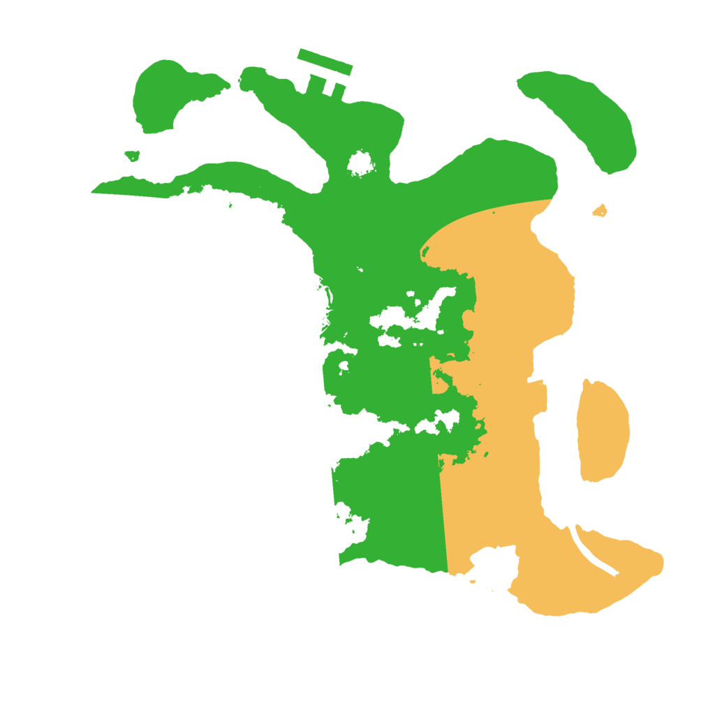 Biome Rust Map: Procedural Map, Size: 2600, Seed: 26553297