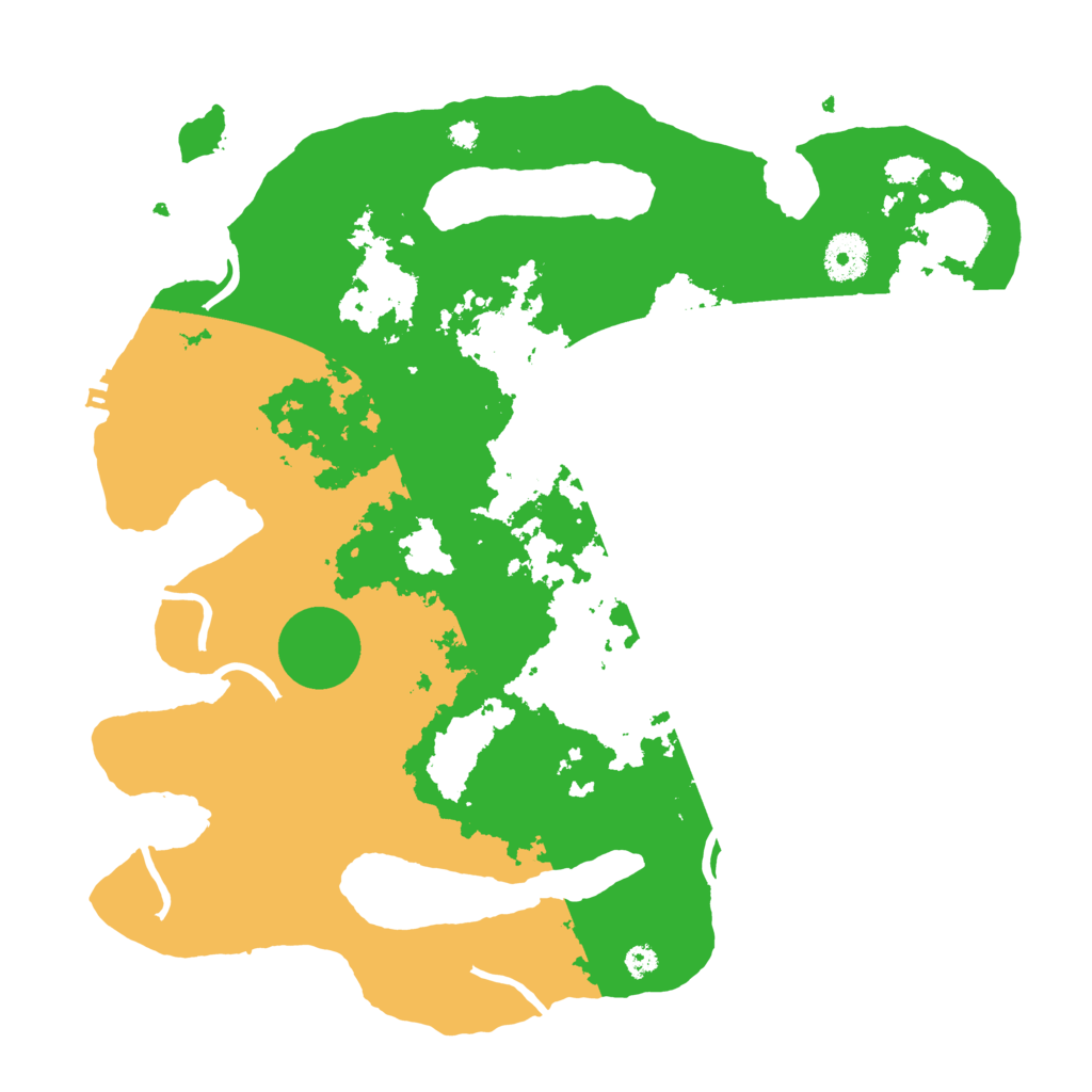 Biome Rust Map: Procedural Map, Size: 3500, Seed: 4336252