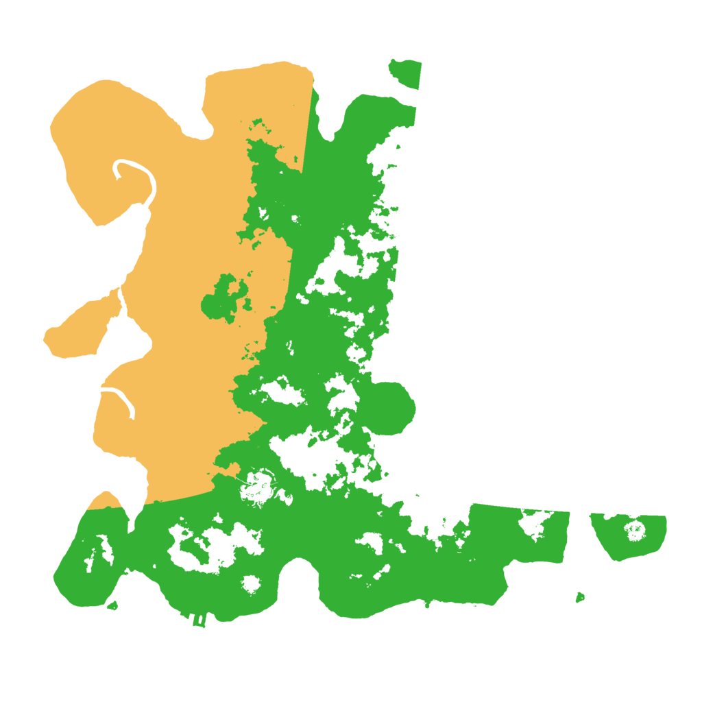 Biome Rust Map: Procedural Map, Size: 3500, Seed: 154321605