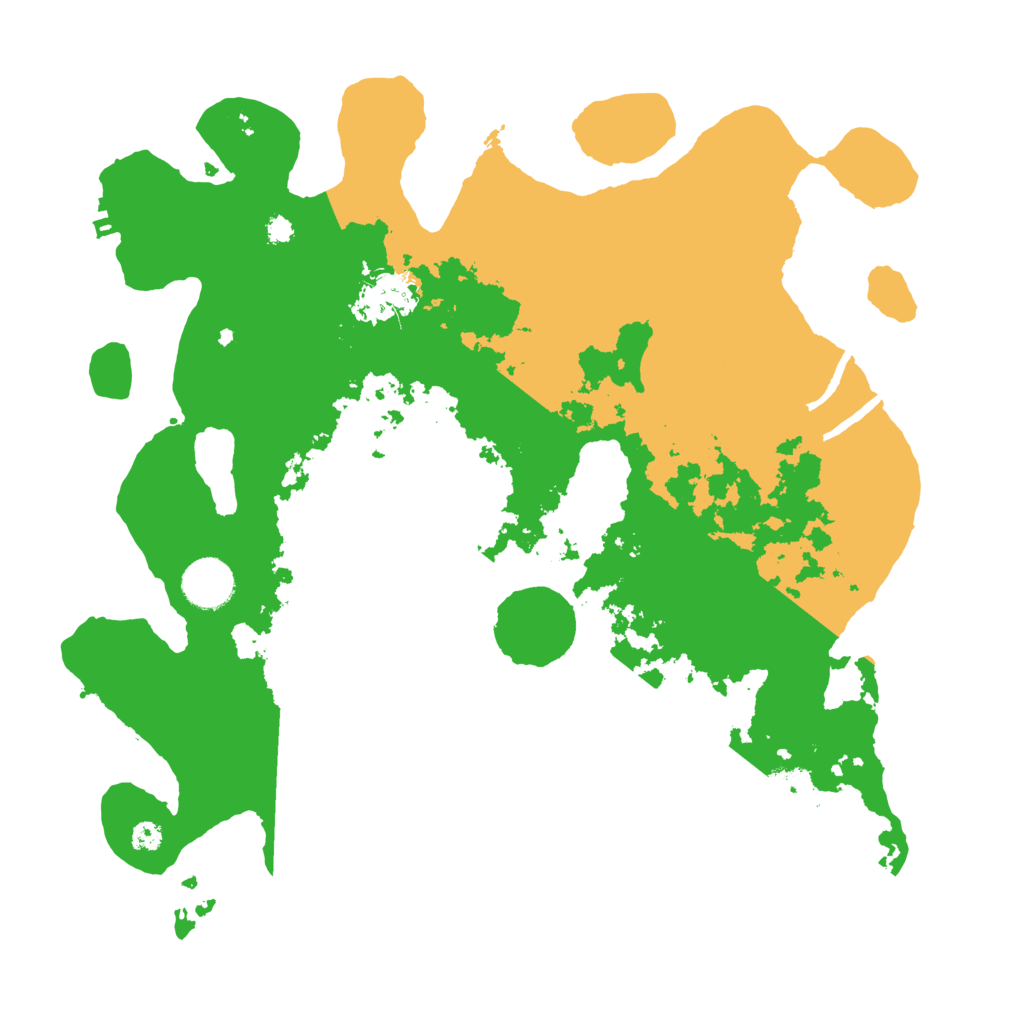 Biome Rust Map: Procedural Map, Size: 3500, Seed: 76130098