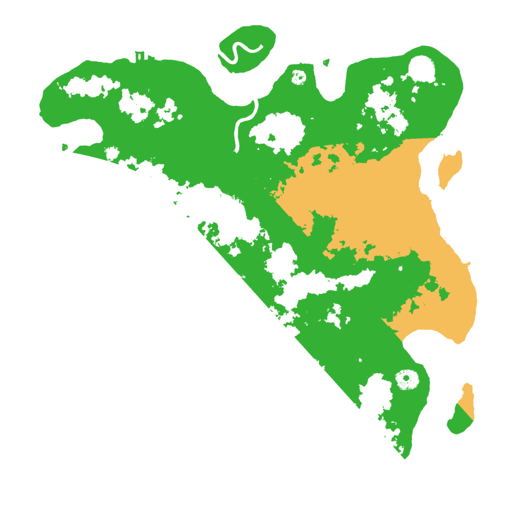 Biome Rust Map: Procedural Map, Size: 3500, Seed: 461243563