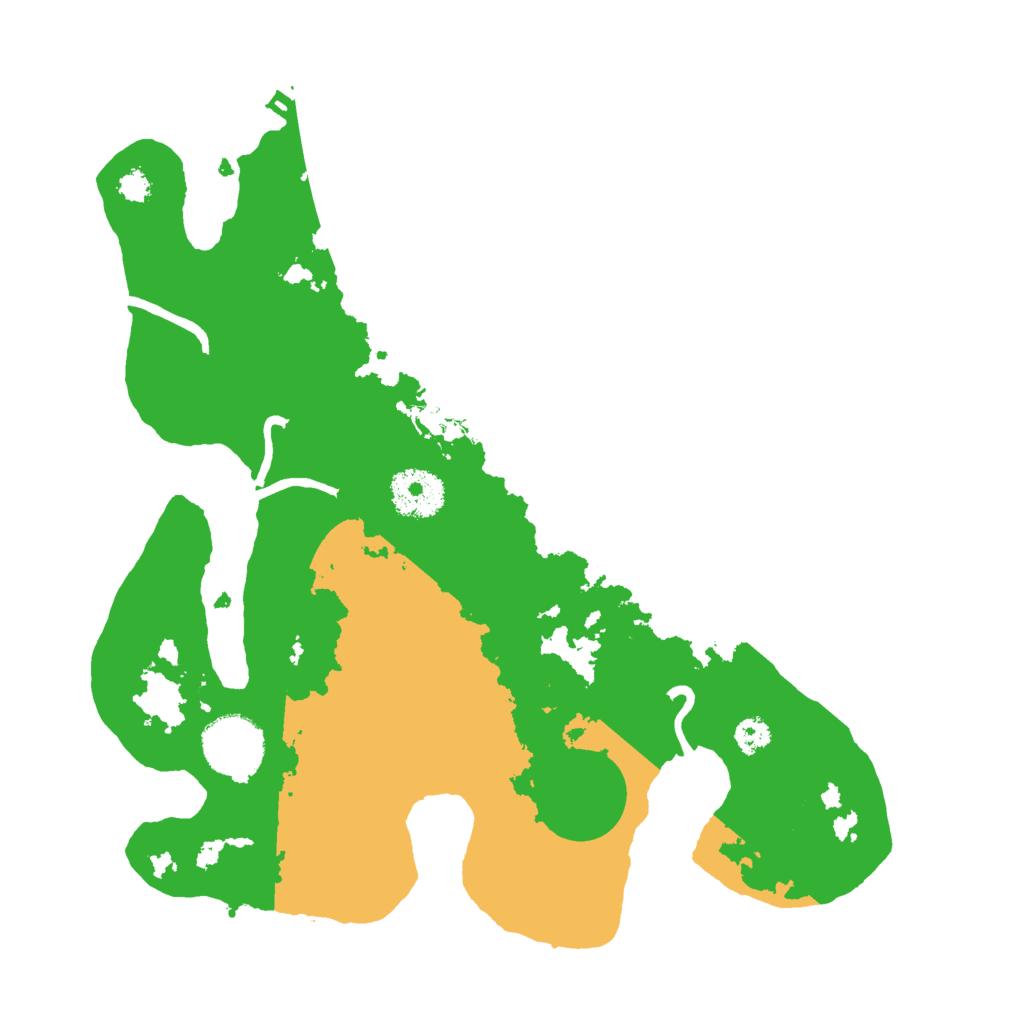 Biome Rust Map: Procedural Map, Size: 3000, Seed: 1618601560