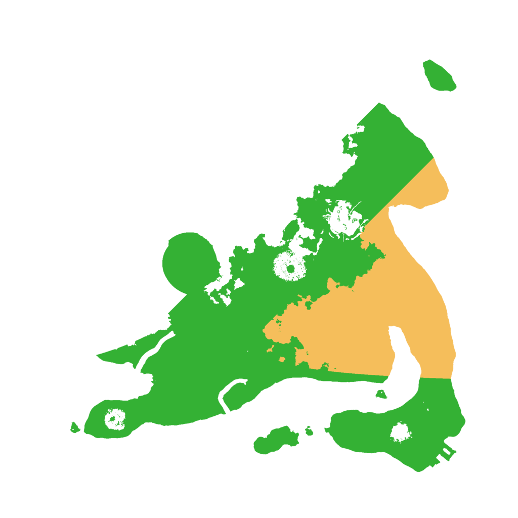 Biome Rust Map: Procedural Map, Size: 2500, Seed: 271473