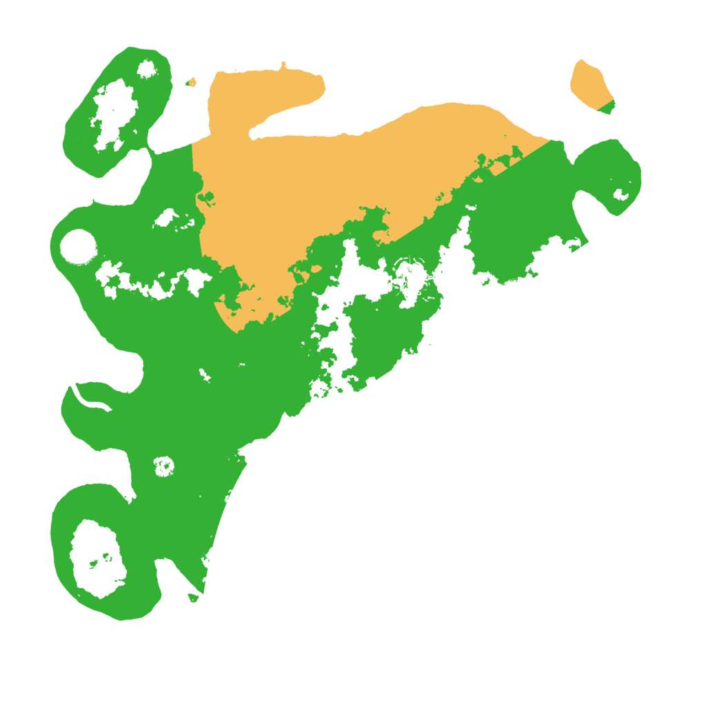 Biome Rust Map: Procedural Map, Size: 3500, Seed: 190113716
