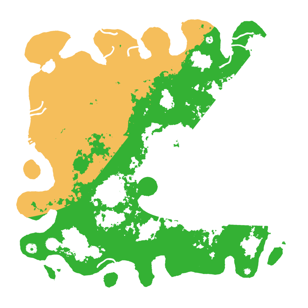 Biome Rust Map: Procedural Map, Size: 4300, Seed: 1867882916