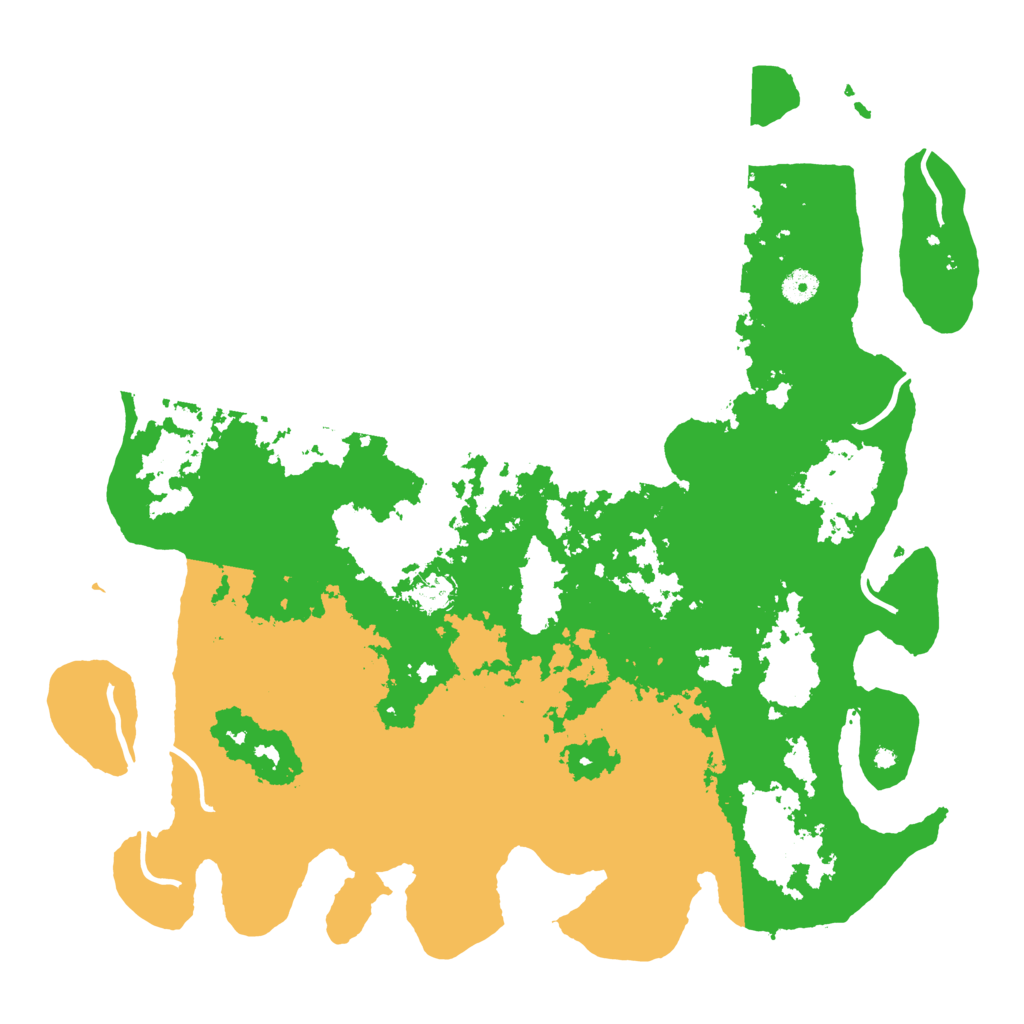 Biome Rust Map: Procedural Map, Size: 4500, Seed: 1300543444
