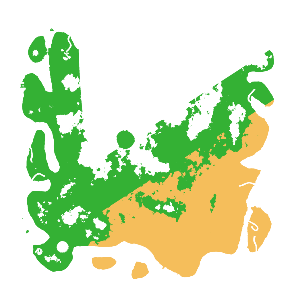 Biome Rust Map: Procedural Map, Size: 4500, Seed: 7059950