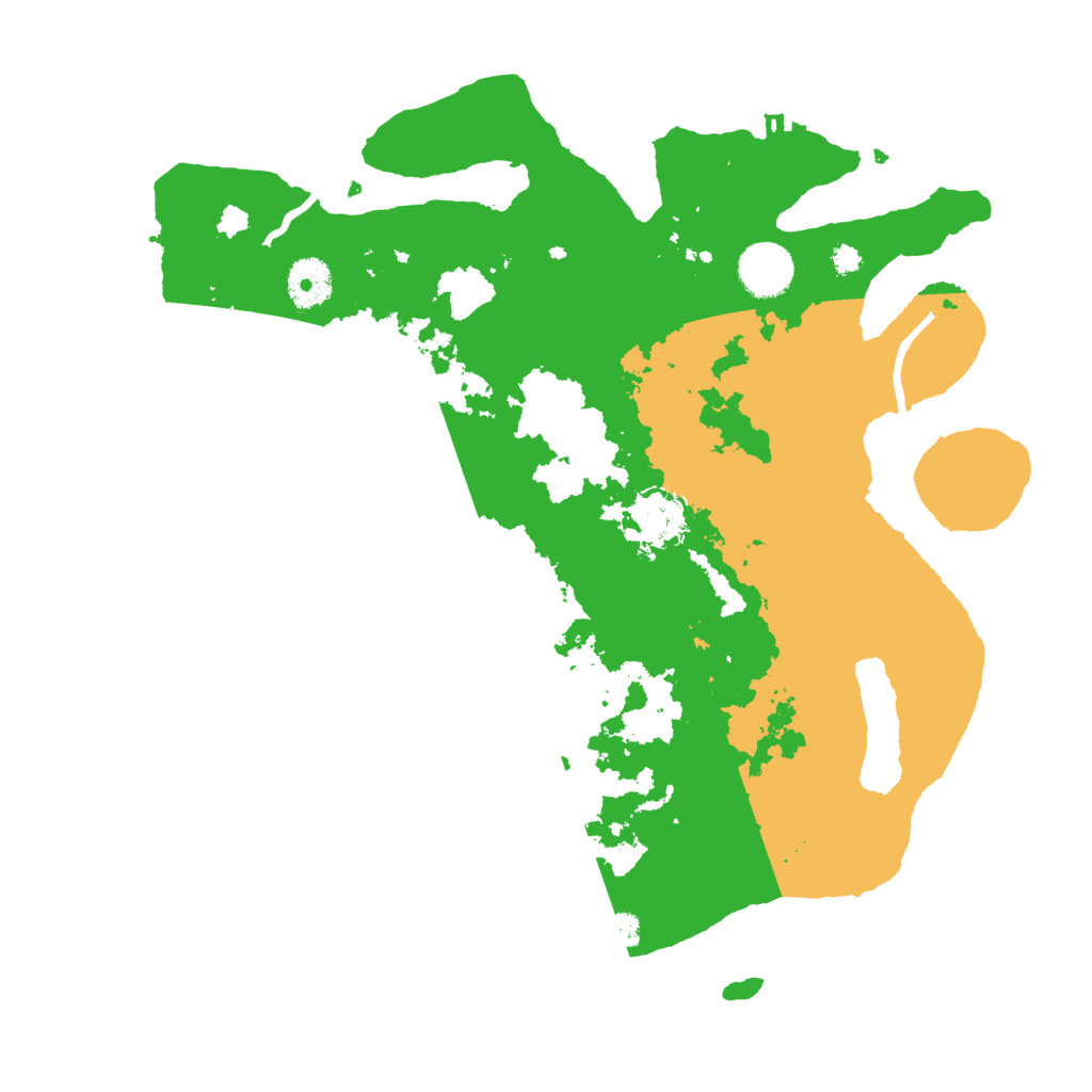 Biome Rust Map: Procedural Map, Size: 3500, Seed: 6385