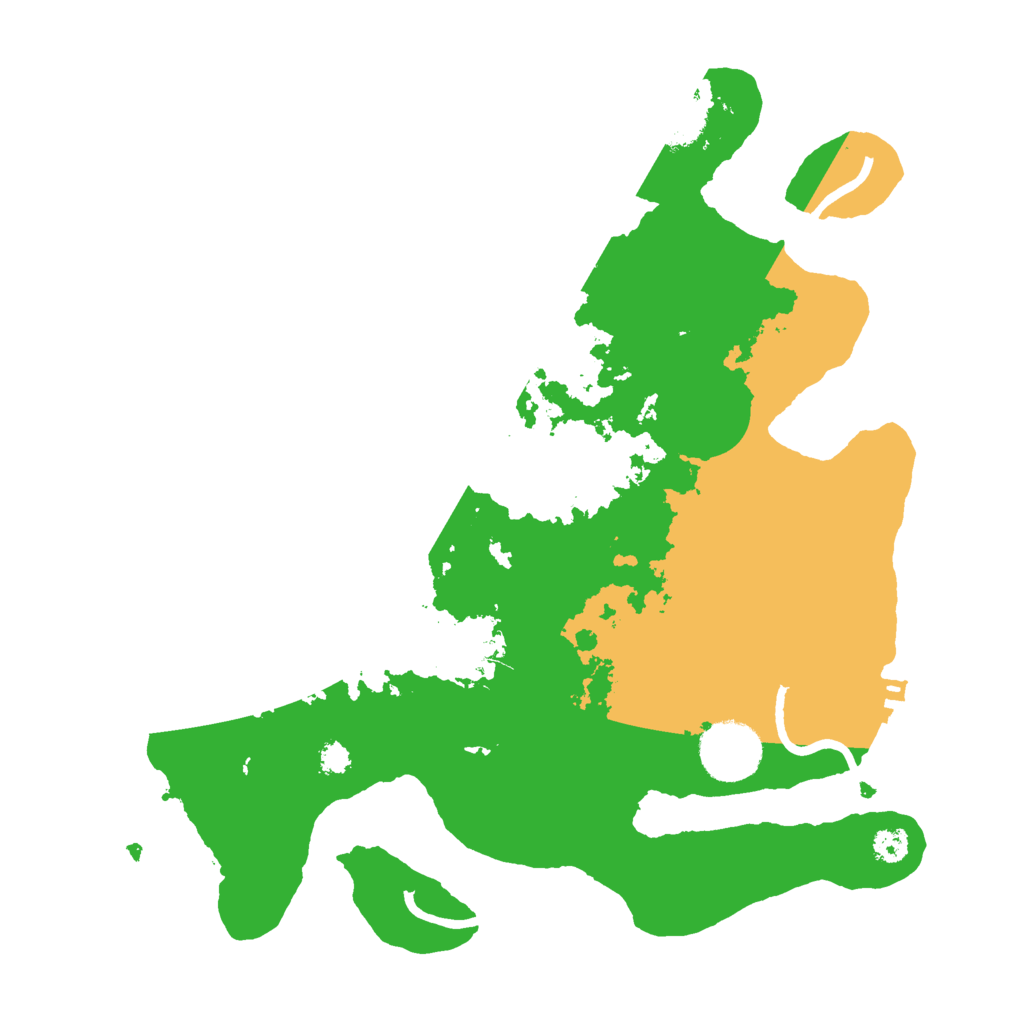 Biome Rust Map: Procedural Map, Size: 3000, Seed: 609076081