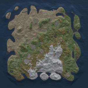 Thumbnail Rust Map: Procedural Map, Size: 4250, Seed: 901989250, 20 Monuments